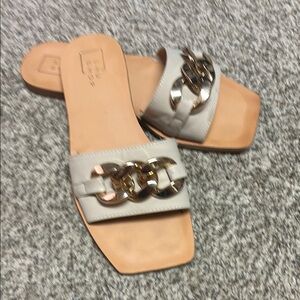 Elegant Chain Detail Women's Sandals by Shu Shop